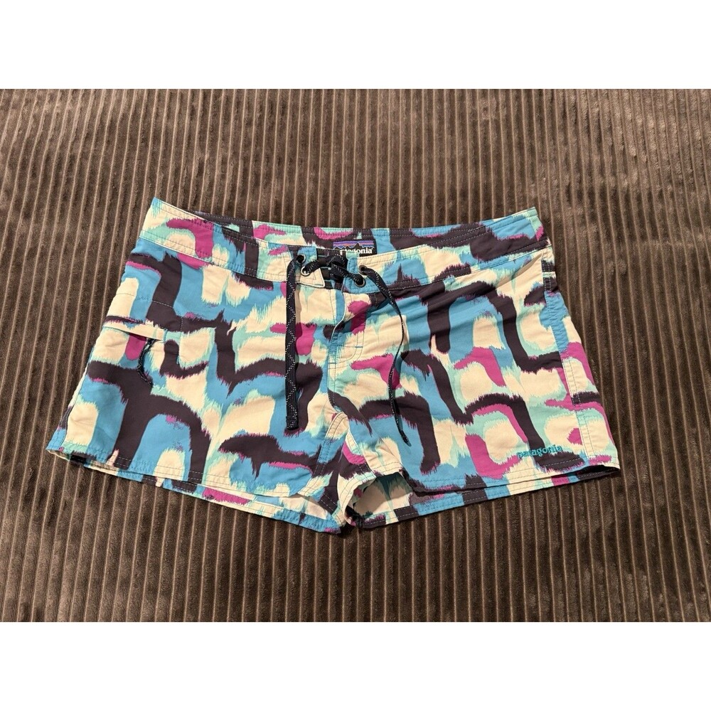 Patagonia Women's Board Shorts Size 6 Multicolor Low Rise 3” Inseam